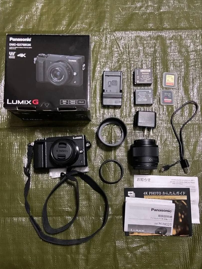 《美品 S数613》Panasonic LUMIX GX7MK2K レンズセット