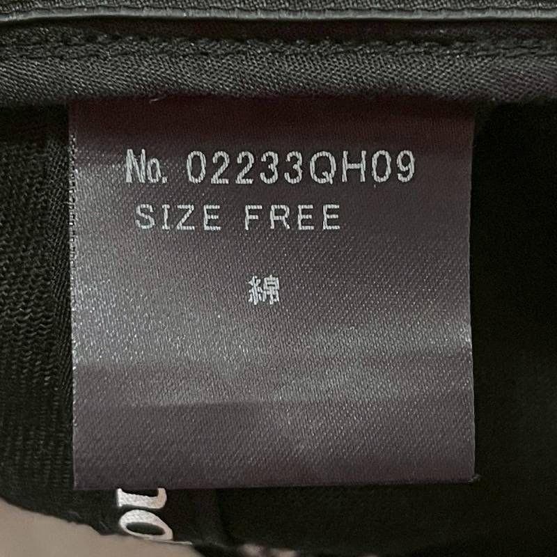 4648 ヒステリックグラマー キャップ WHISKY刺繍 ガール ブラック