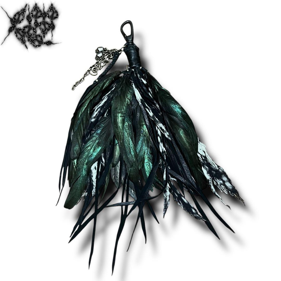 小物 KMRii Feather Skull Chain Hook