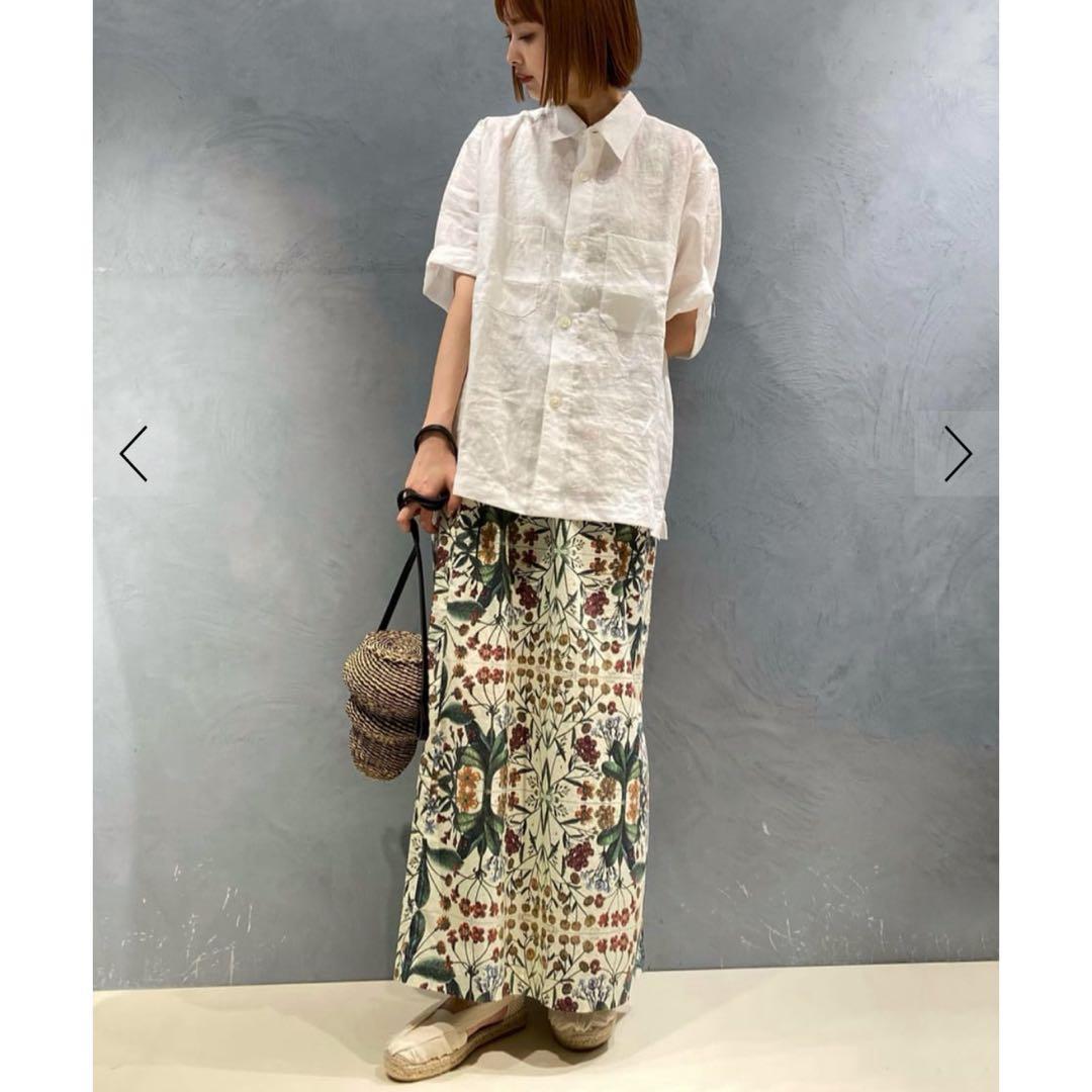 caban パレルモフラワー　スカート　コットン
