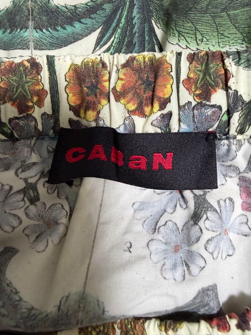 caban パレルモフラワー　スカート　コットン