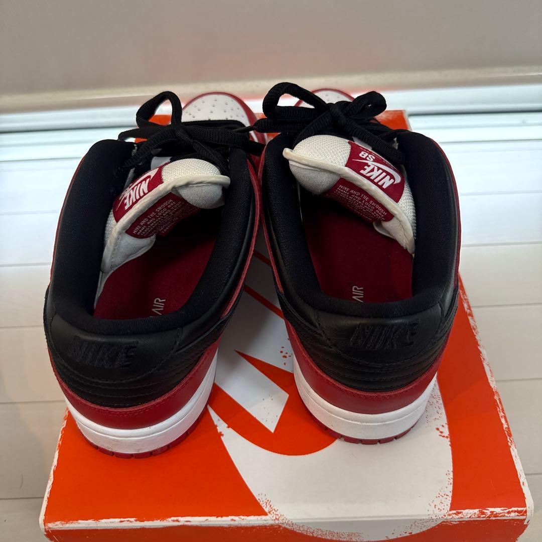 NIKE DUNK LOW ホワイト/レッド/ブラック
