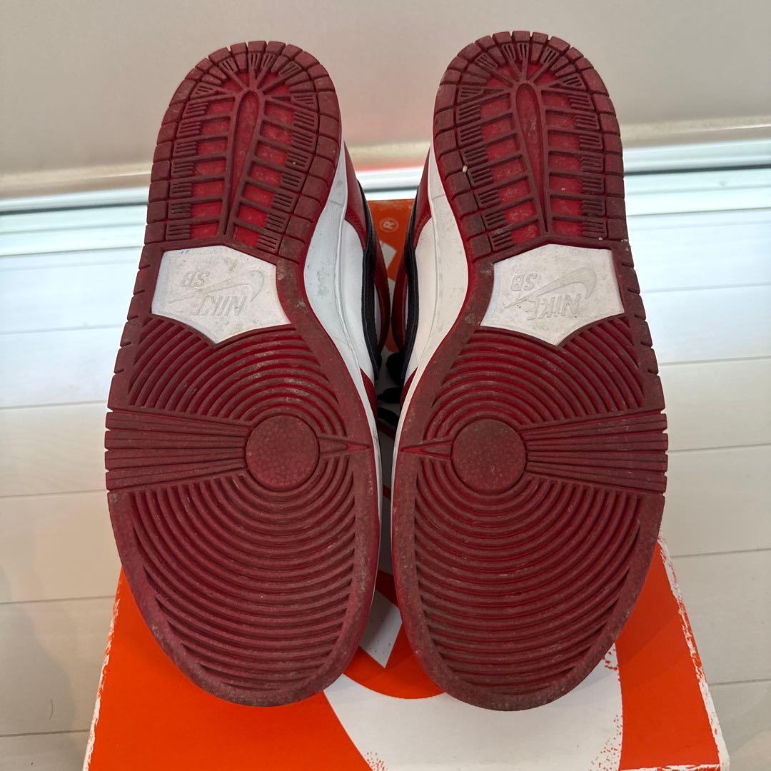 NIKE DUNK LOW ホワイト/レッド/ブラック