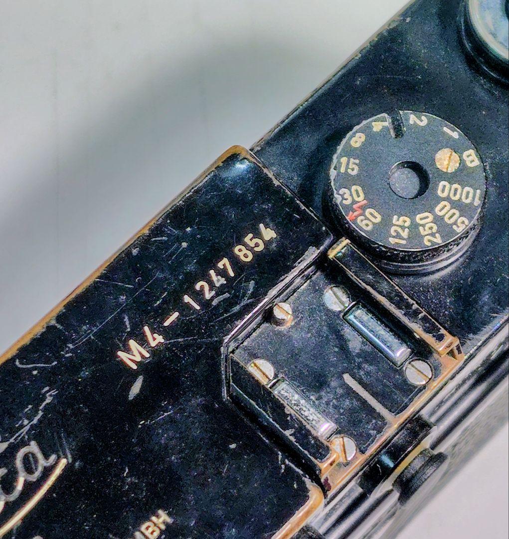 【OH済み】056_Leica M4 Body 黒塗り　124万台