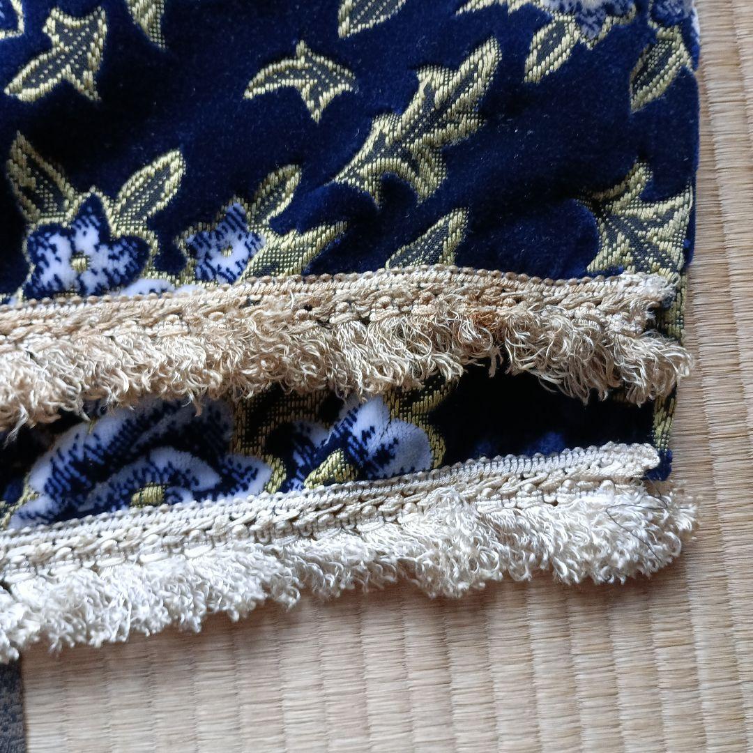 トラックセンターカーテン＆フロントカーテン、マドンナネイビーブルー