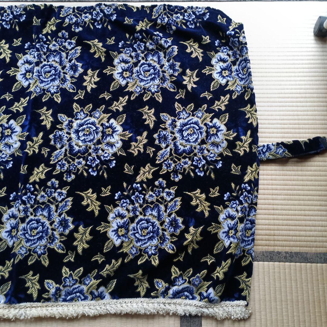 トラックセンターカーテン＆フロントカーテン、マドンナネイビーブルー