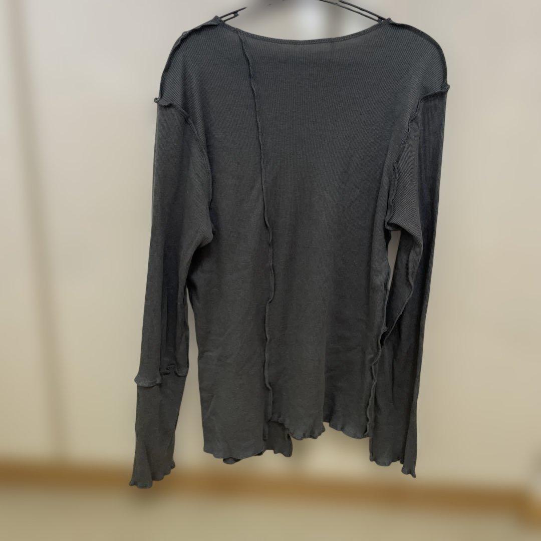 Y’s グレー　ニットトップス