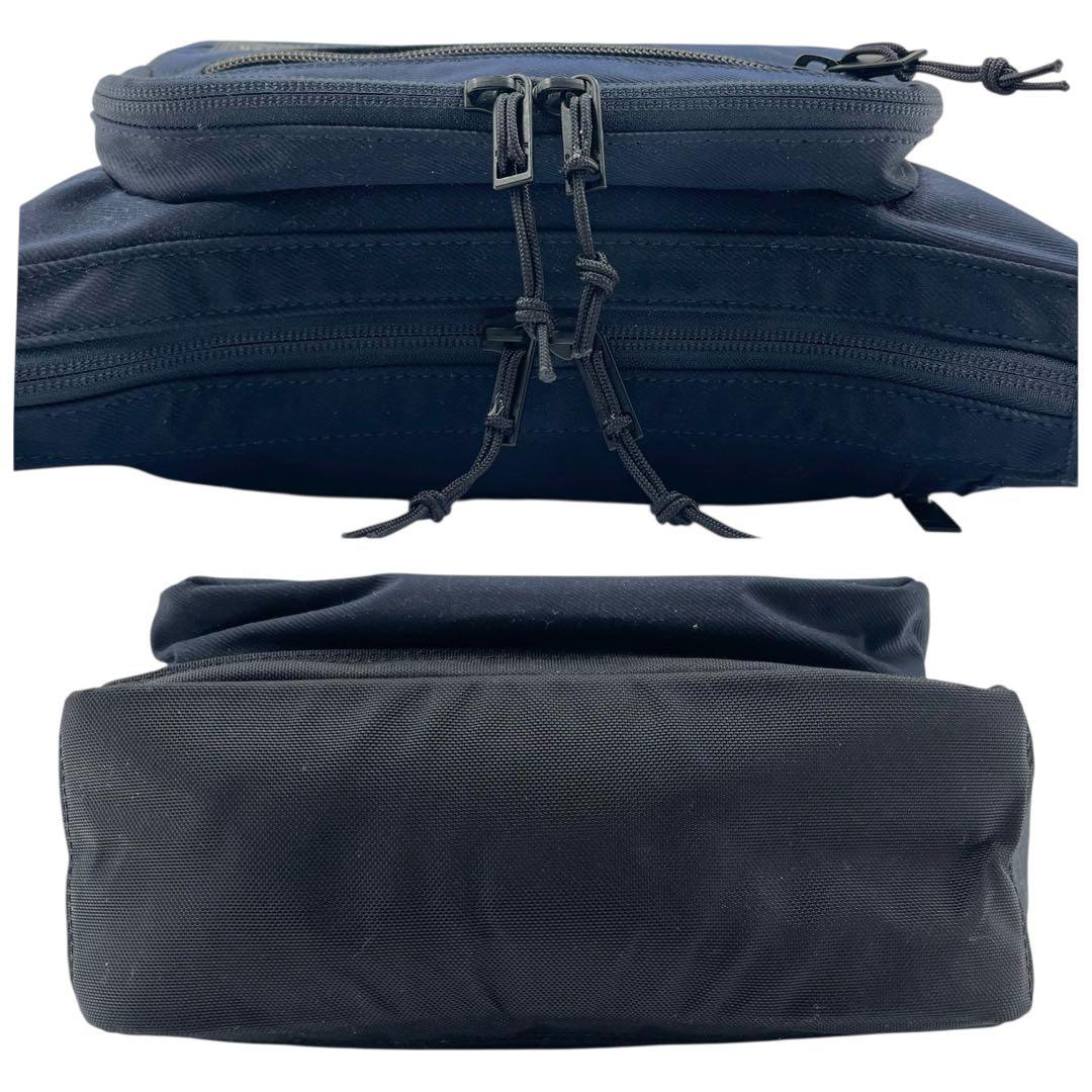 【美品】 ポーター フロント Sサイズ ショルダーバッグ アイアンブルー 廃盤