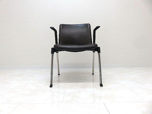 希少品 ホウトク 川上元美 「ラピス」 アームチェア 　グッドデザイン賞