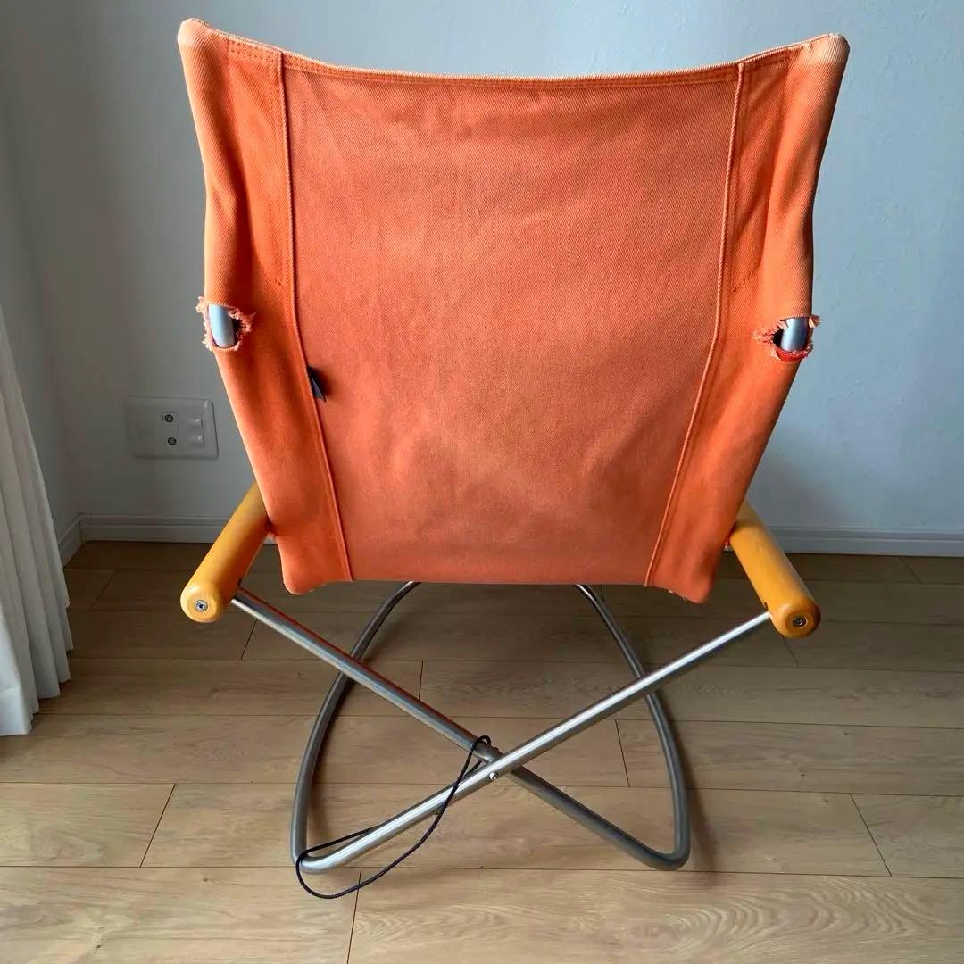 ニーチェアX Ny chairX ロッキング レンガ色ナチュラル