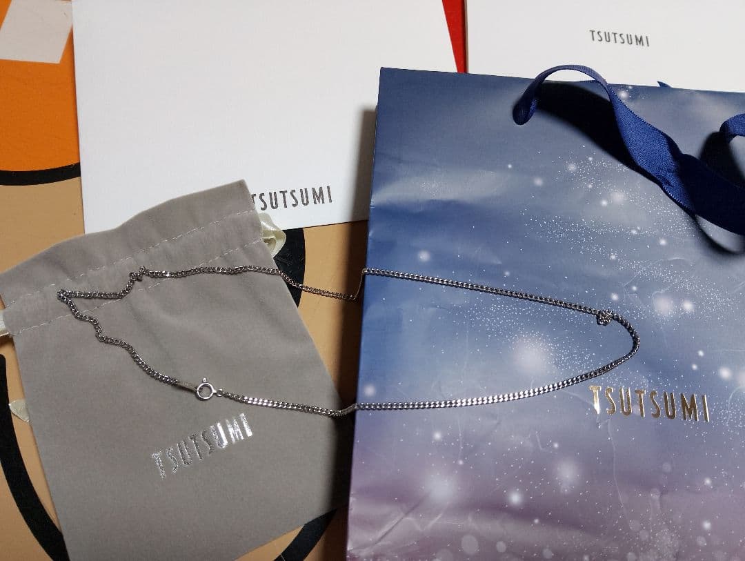 TSUTSUMI プラチナ喜平2面ネックレス50cm 10.3g
