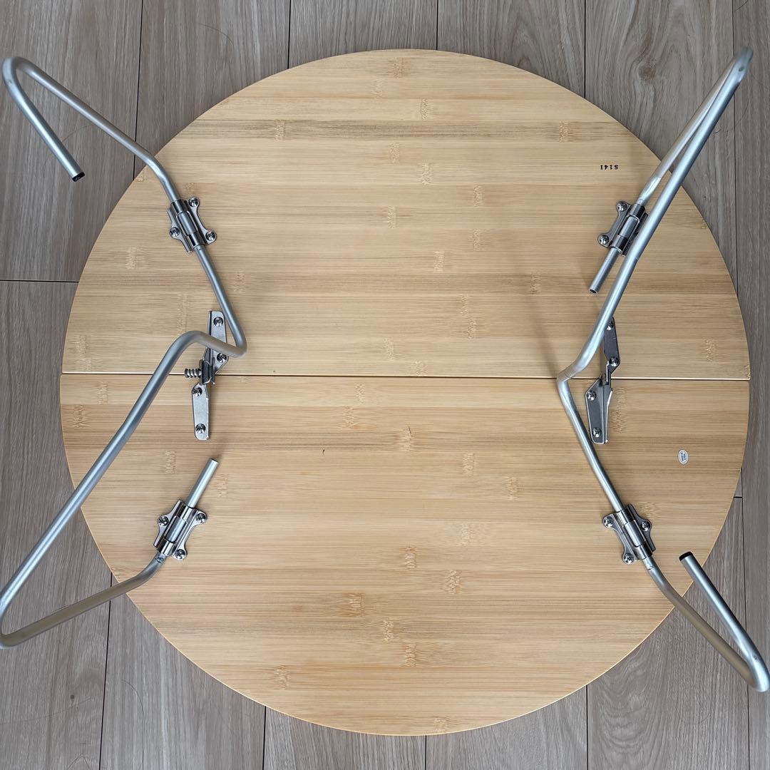 peak ワンアクション ちゃぶ台 竹 M