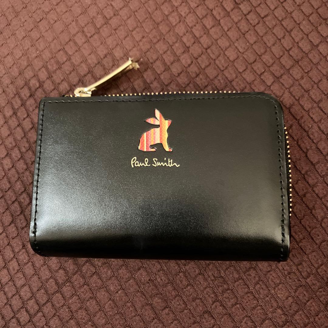ポールスミス■＆キーケース■ブラック/ラビット■箱付■21410円