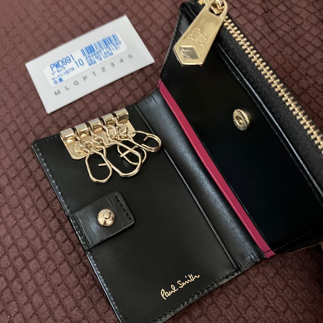 ポールスミス■＆キーケース■ブラック/ラビット■箱付■21410円