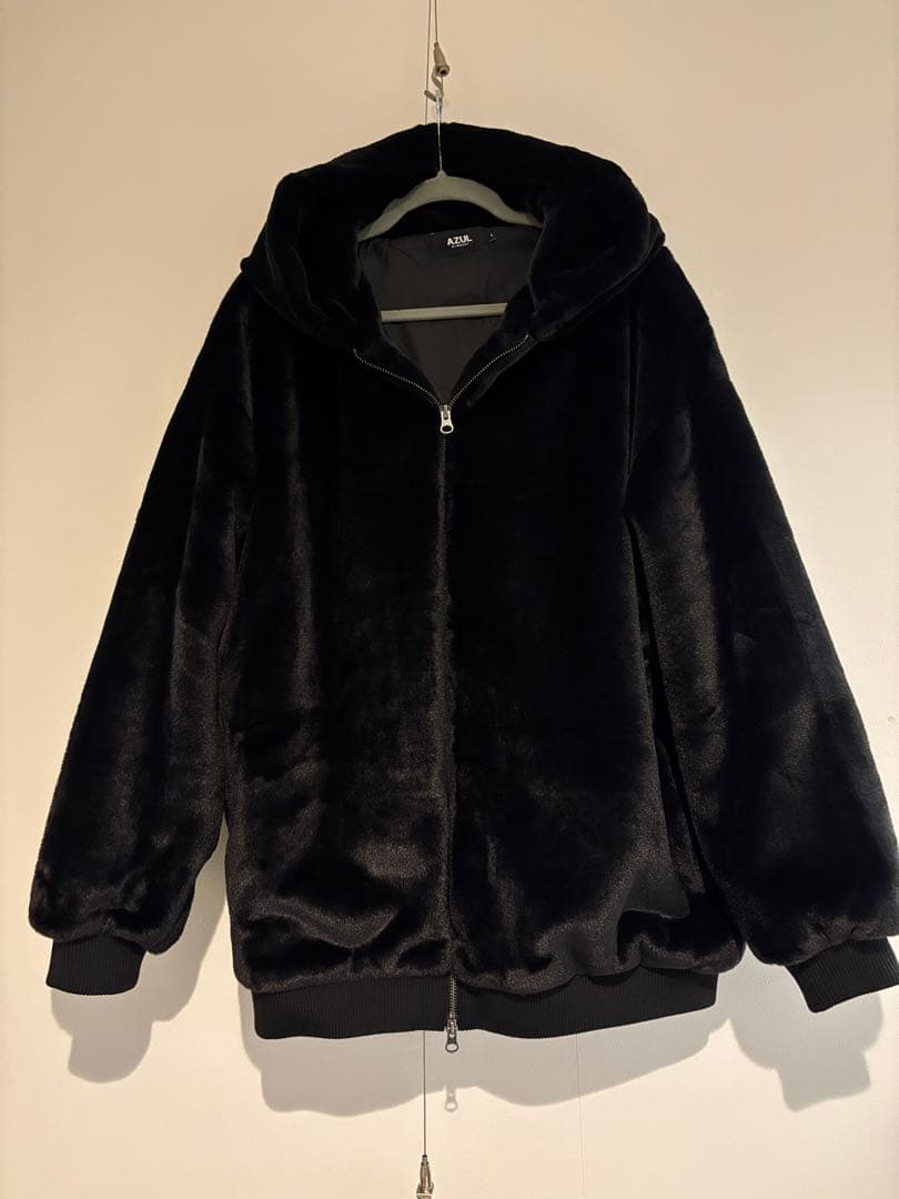 極美品　AZUL ブルゾン Ｌ(XL)　ブラック