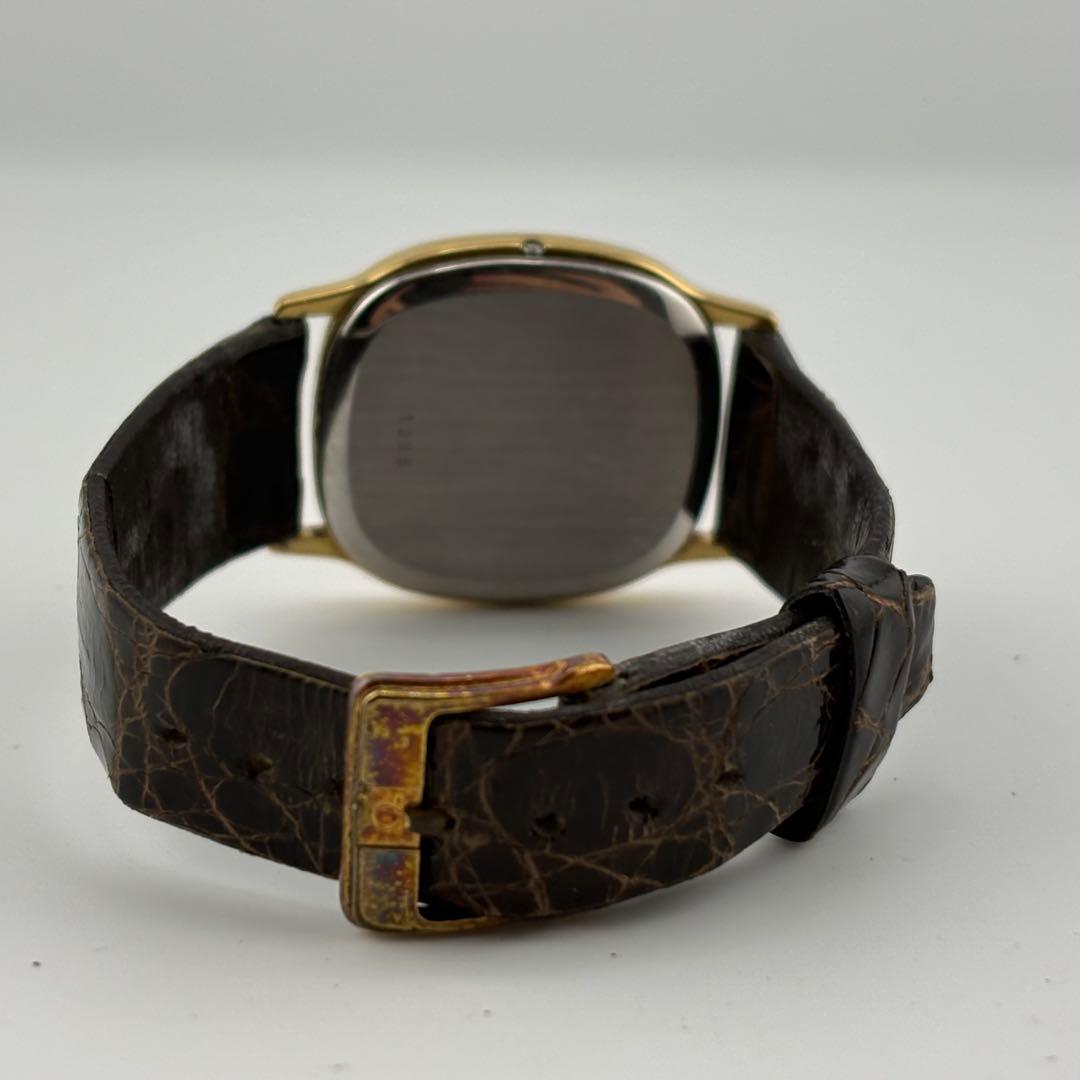 【動作未確認】オメガ プッシュリューズ クォーツ 1365 ゴールド