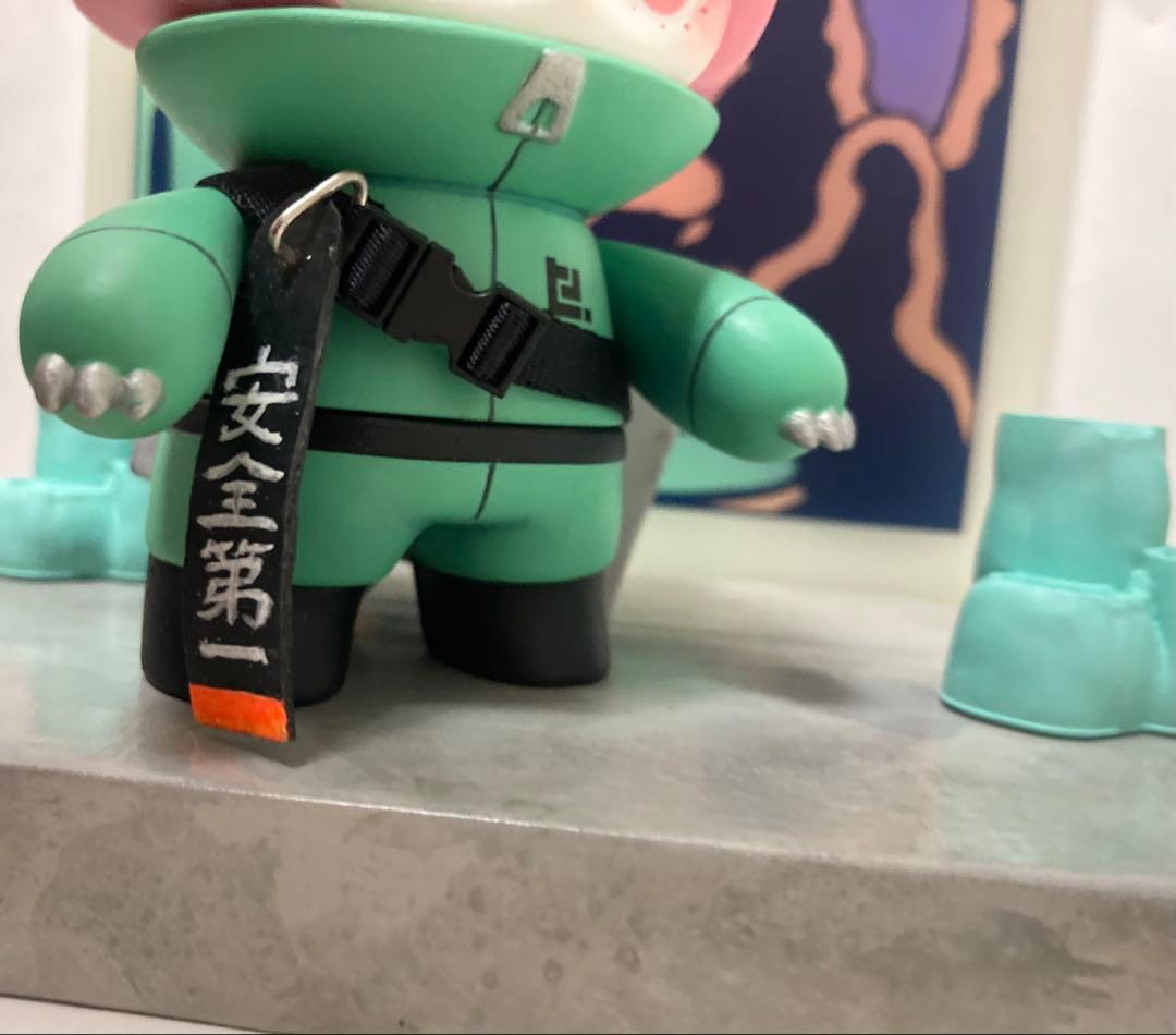 デンシウサギ ソフビ カスタム作品 日ノ元重工 HAKURO 個展 sofvi