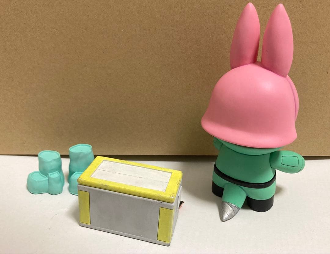 デンシウサギ ソフビ カスタム作品 日ノ元重工 HAKURO 個展 sofvi