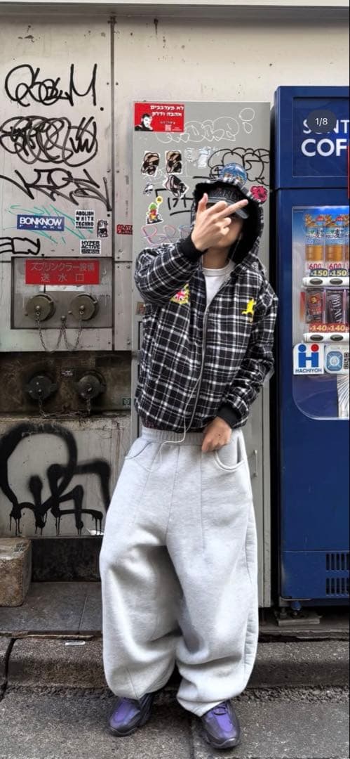 【円堂守着用】joga ジップパーカー Union Jack Plaid