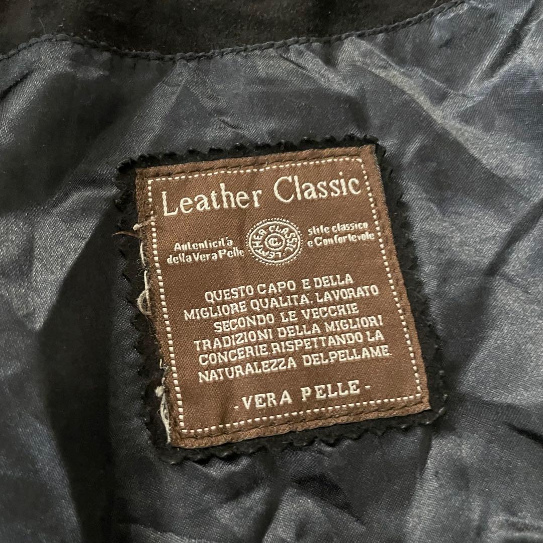 -90's 本革 A-1 suede leather バルスターブルゾン 黒