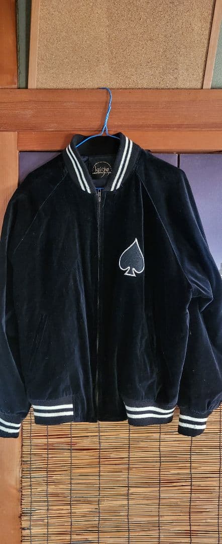 KEL'SINGO スカジャン ブラック トランプデザイン