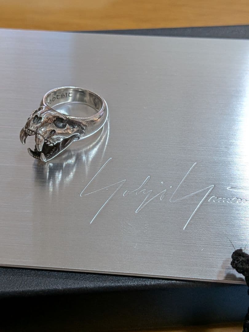 お*引様 ピューマスカルリング　18号　Yhoji Yamamotoゴシックヨウ