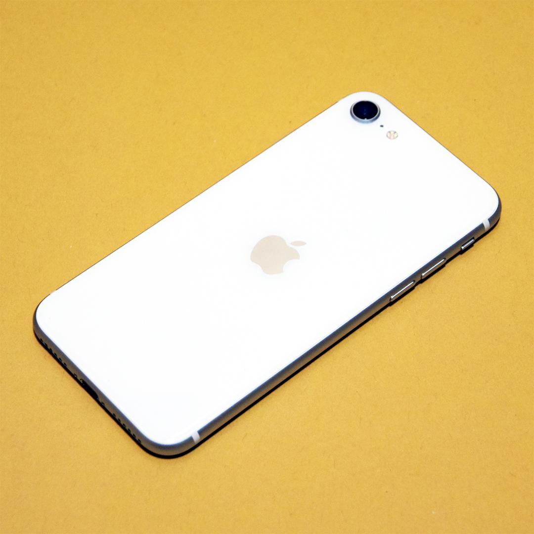 iPhoneSE 第2世代 64GB SIMフリーホワイトバッテリーサービス表示