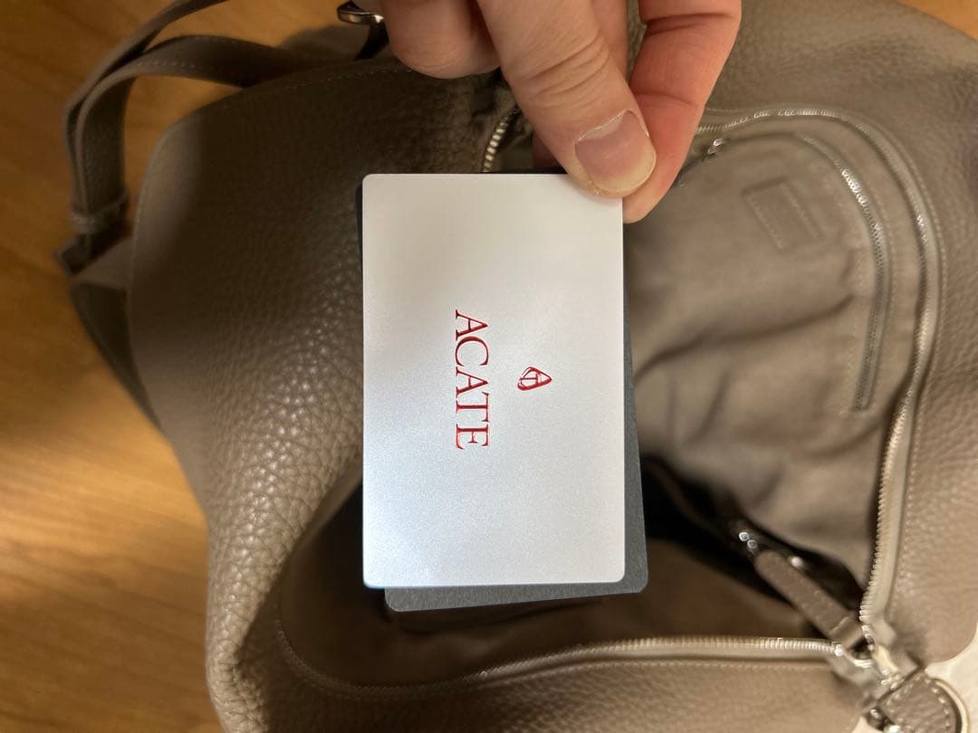 【新品未使用】ACATEアカーテ GREGALEグレゲイル レザートートバッグ