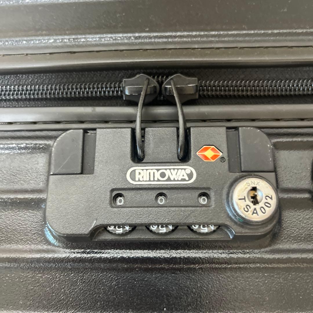 【極美品】RIMOWA SALSA 2輪104ℓ クラスTSAロック付 ブラック