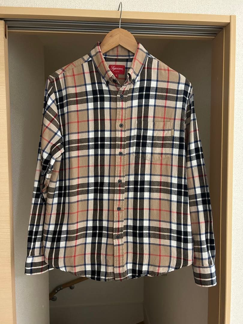 トップス SUPREME Tartan L/S Flannel Shirt