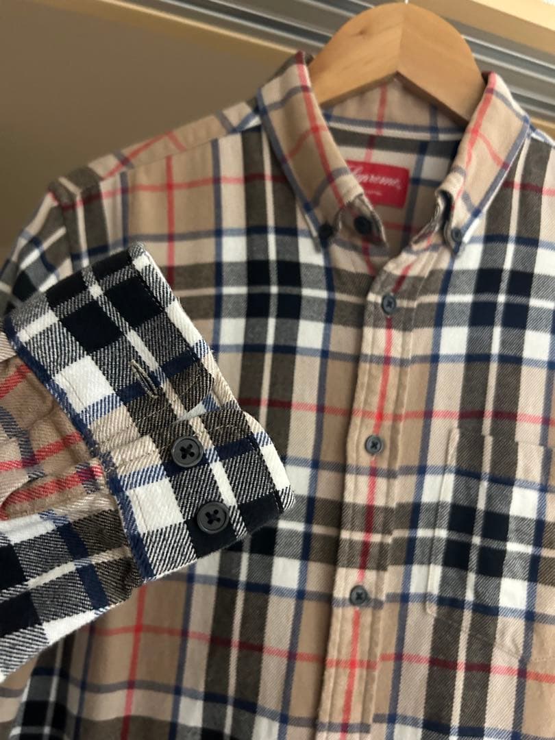 トップス SUPREME Tartan L/S Flannel Shirt