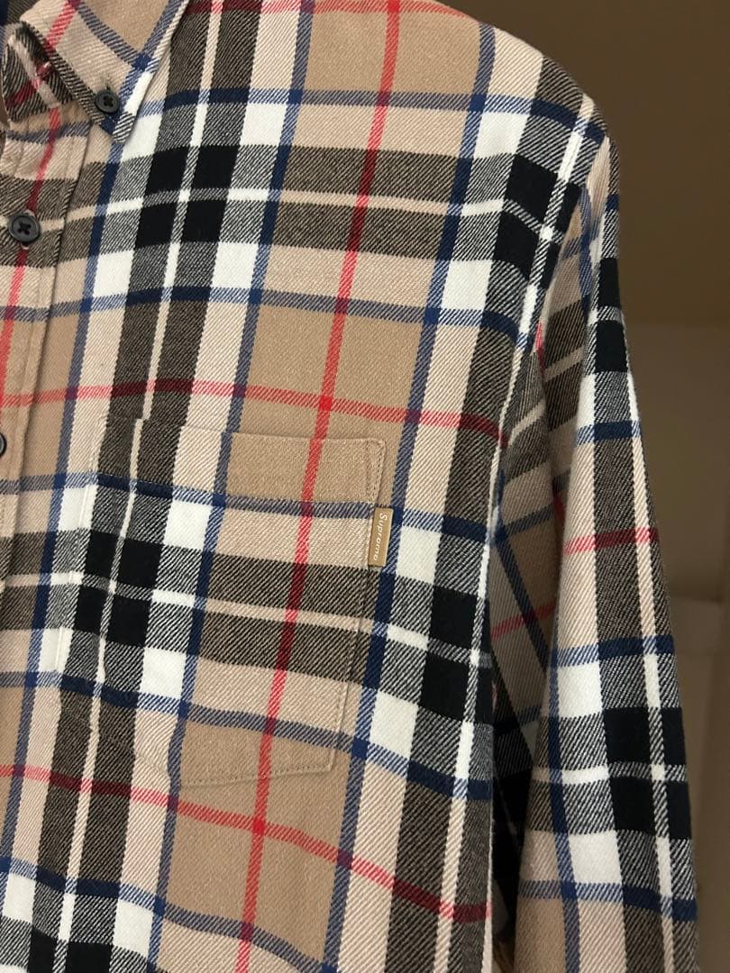 トップス SUPREME Tartan L/S Flannel Shirt