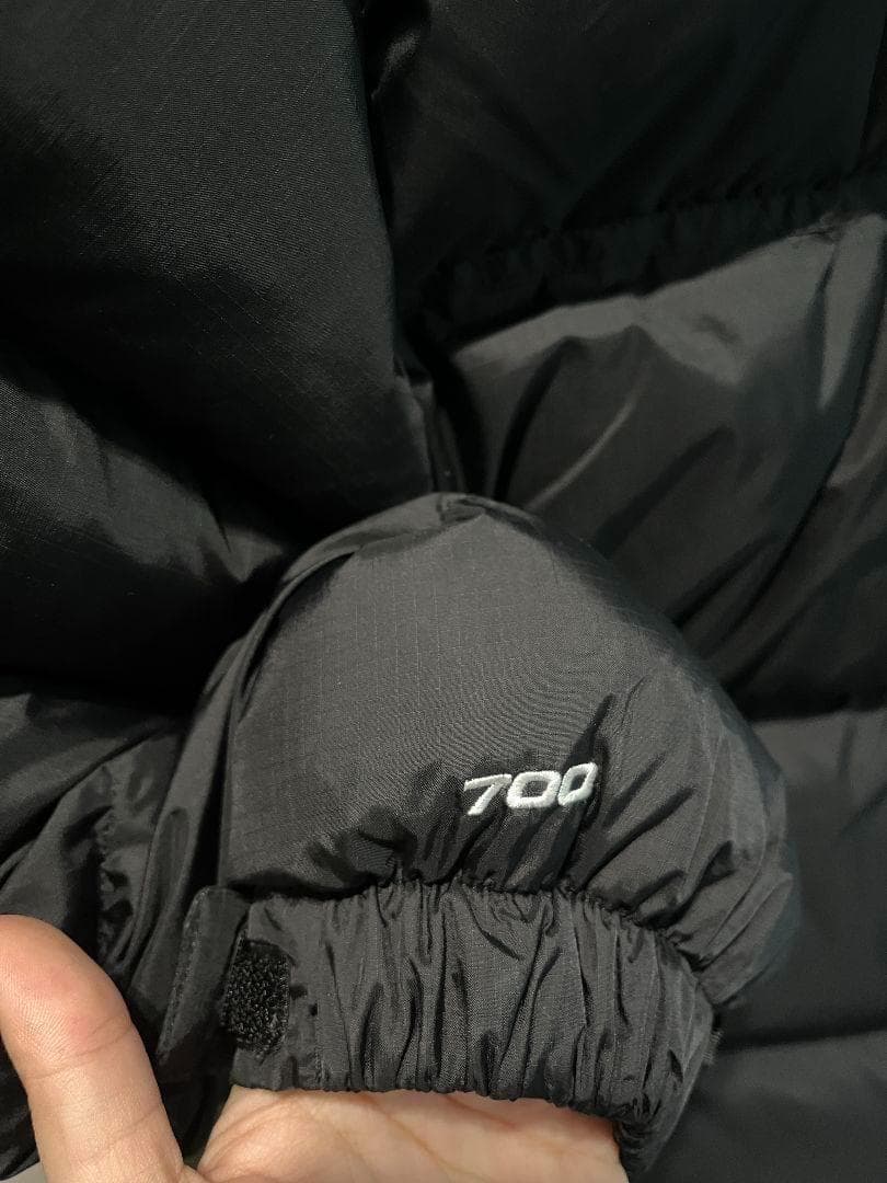 【大人気L】ザノースフェイス ヌプシ 700fill ブラック ダウンジャケット