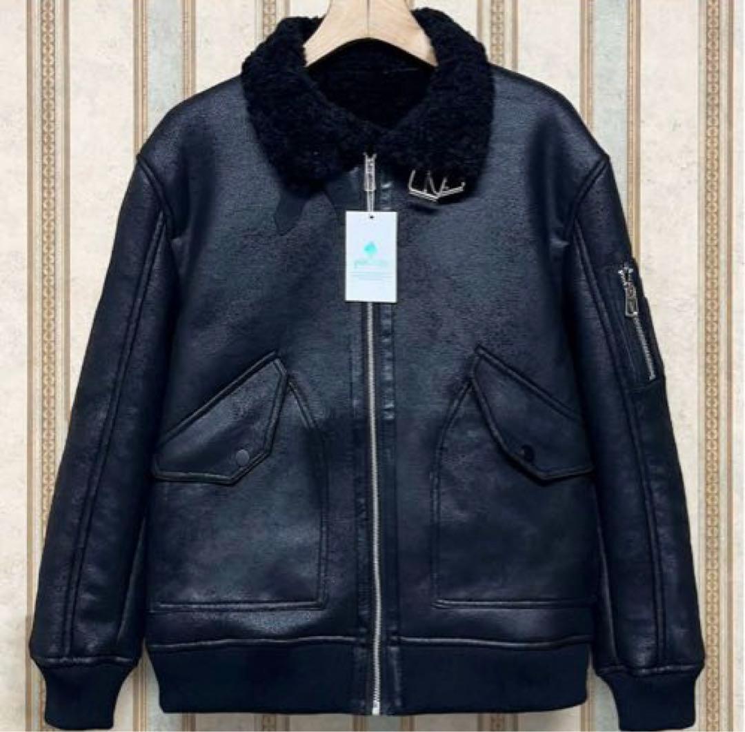 新品未使用・定価14万 FRANKLIN MUSK・レザージャケット・サイズ4