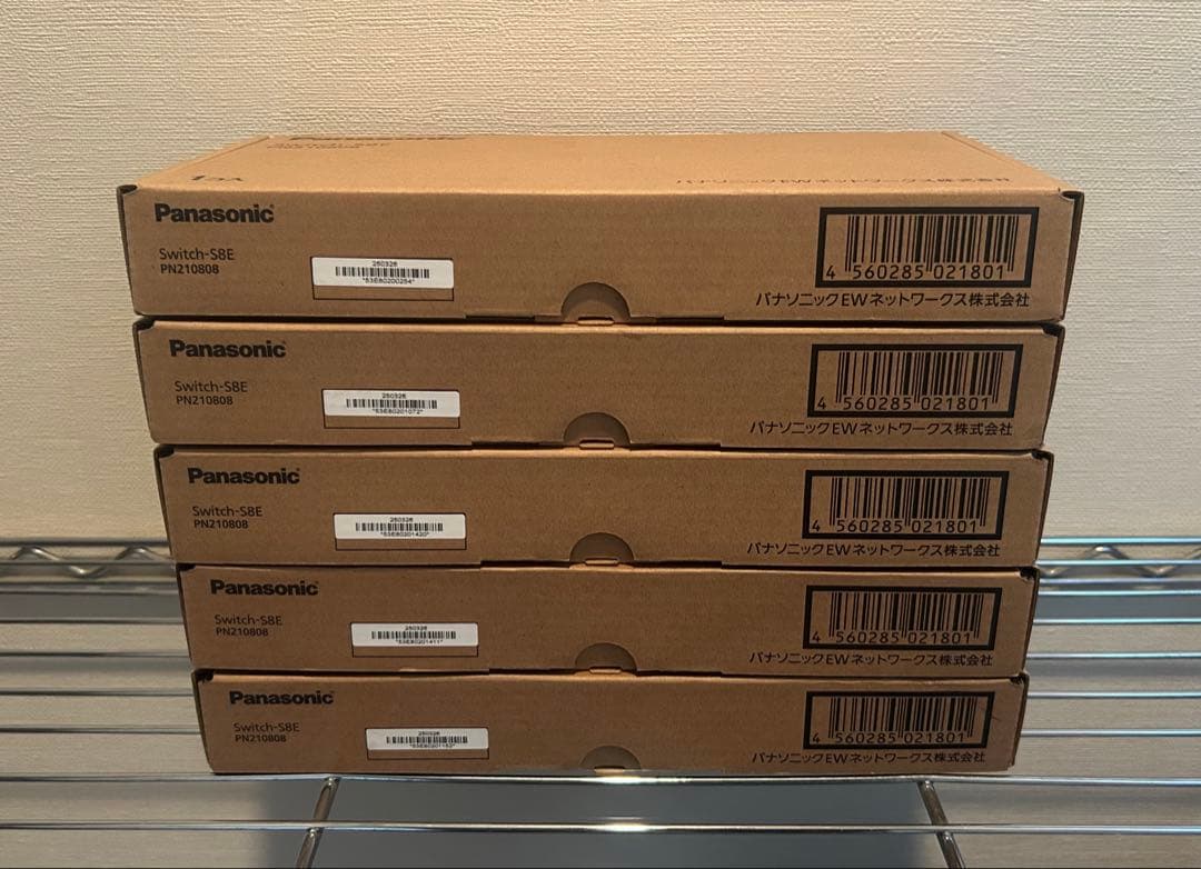 【5台セット】Panasonic VYPN210808スイッチングハブ