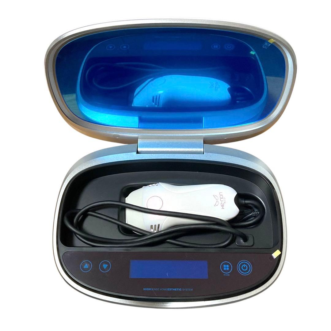 【眉毛脱毛器付】 ケノン 家庭用脱毛器 パールホワイト v.8.0