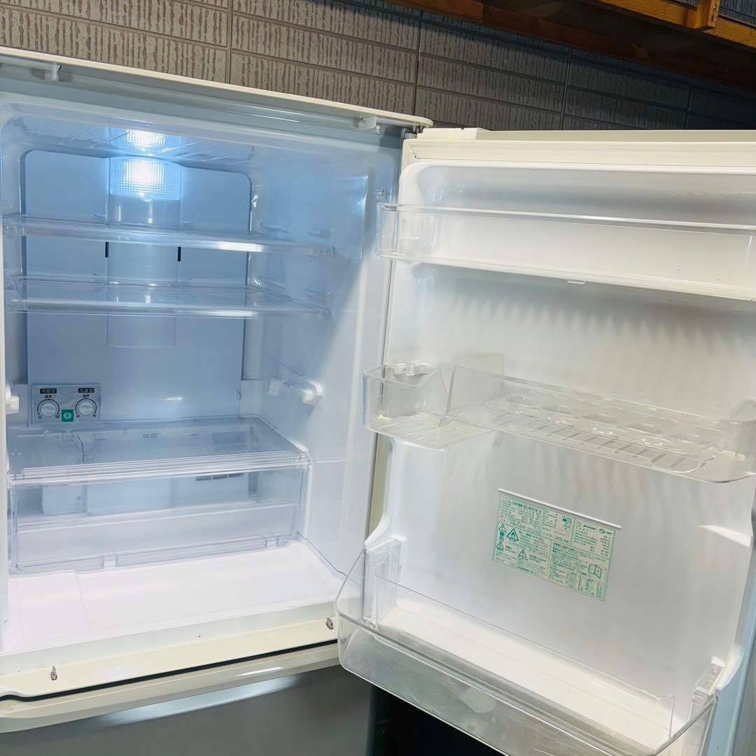 SHARP 350L 冷蔵庫 両開き 大容量 2019年製【地域限定配送無料】