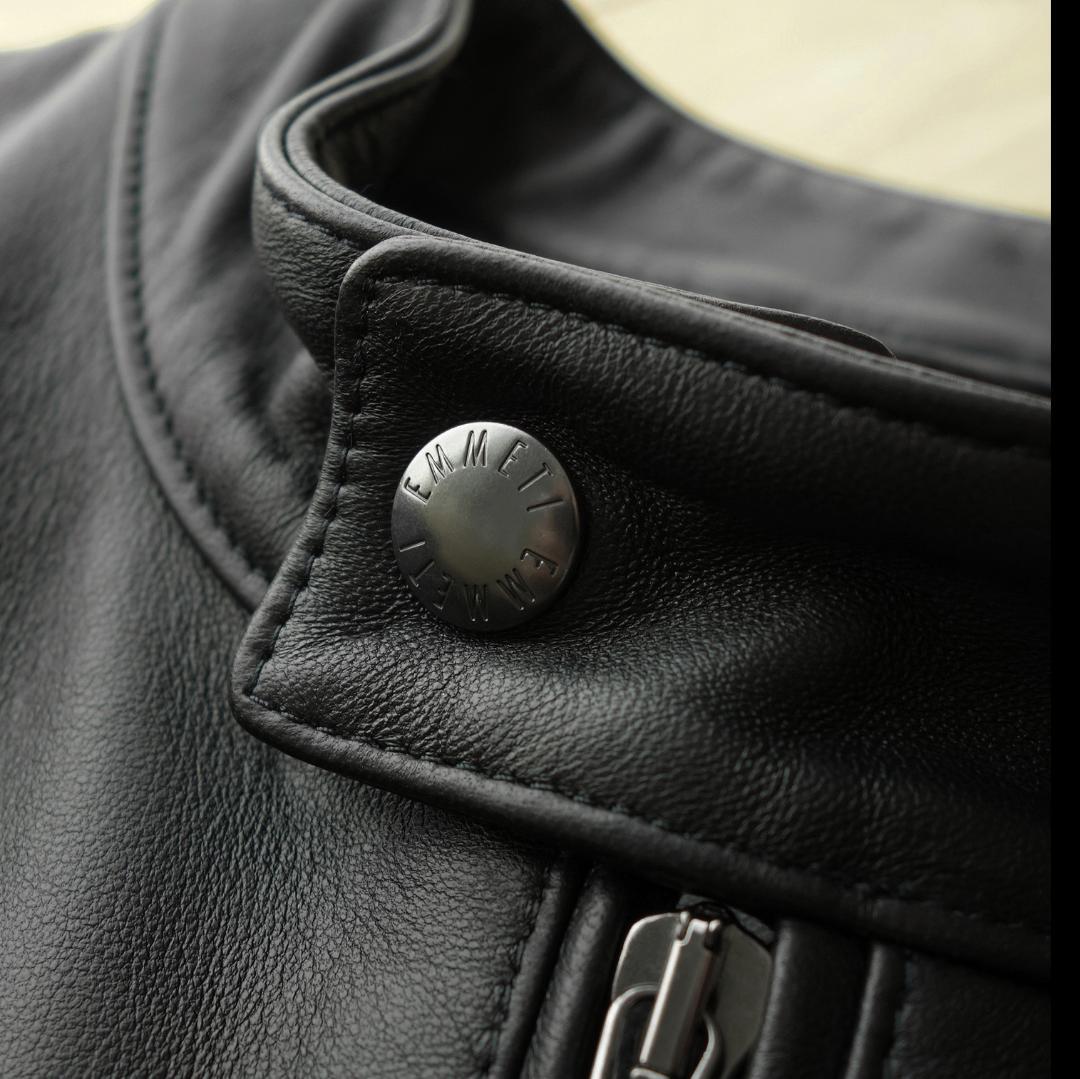 新品 今季物 EMMETI エンメティ JURI ユリ レザーライダース 46