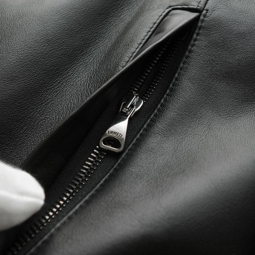 新品 今季物 EMMETI エンメティ JURI ユリ レザーライダース 46