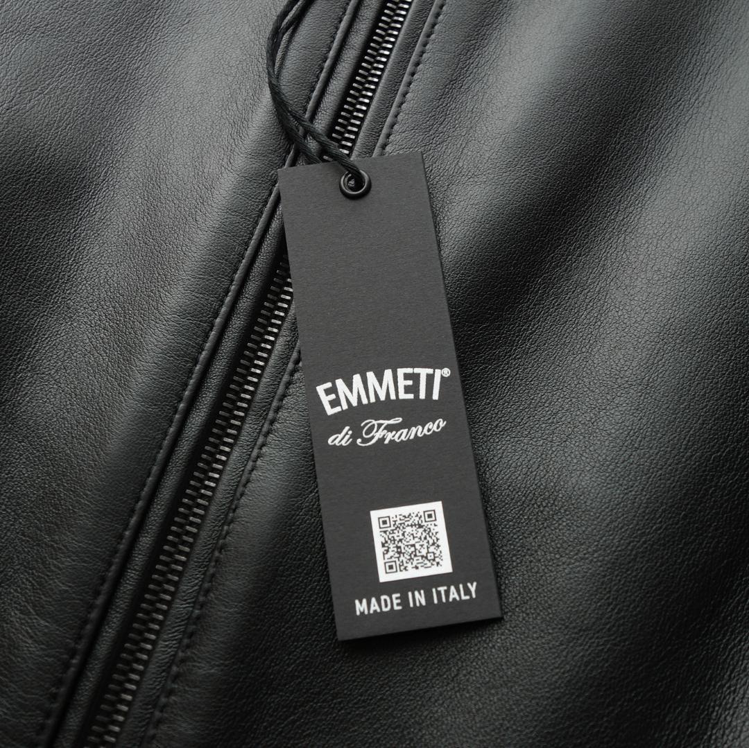 新品 今季物 EMMETI エンメティ JURI ユリ レザーライダース 46