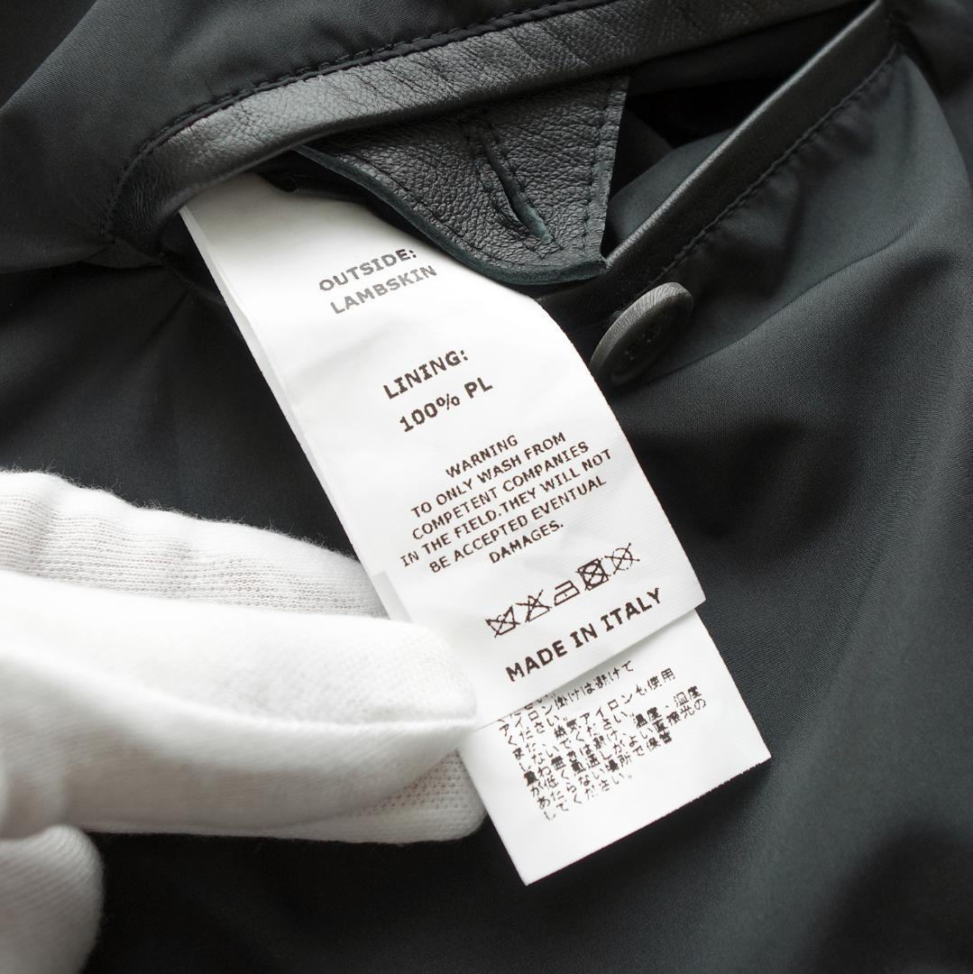 新品 今季物 EMMETI エンメティ JURI ユリ レザーライダース 46