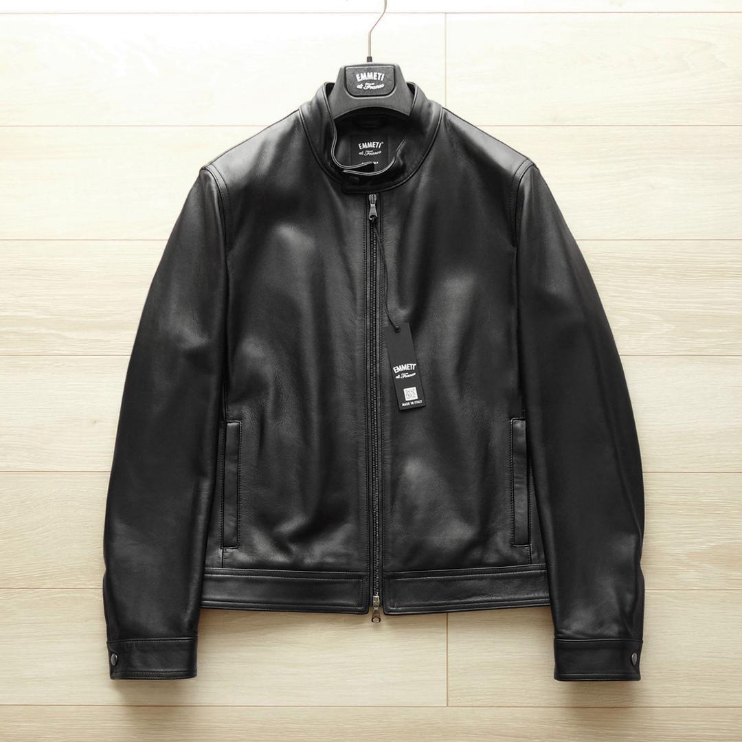 新品 今季物 EMMETI エンメティ JURI ユリ レザーライダース 46