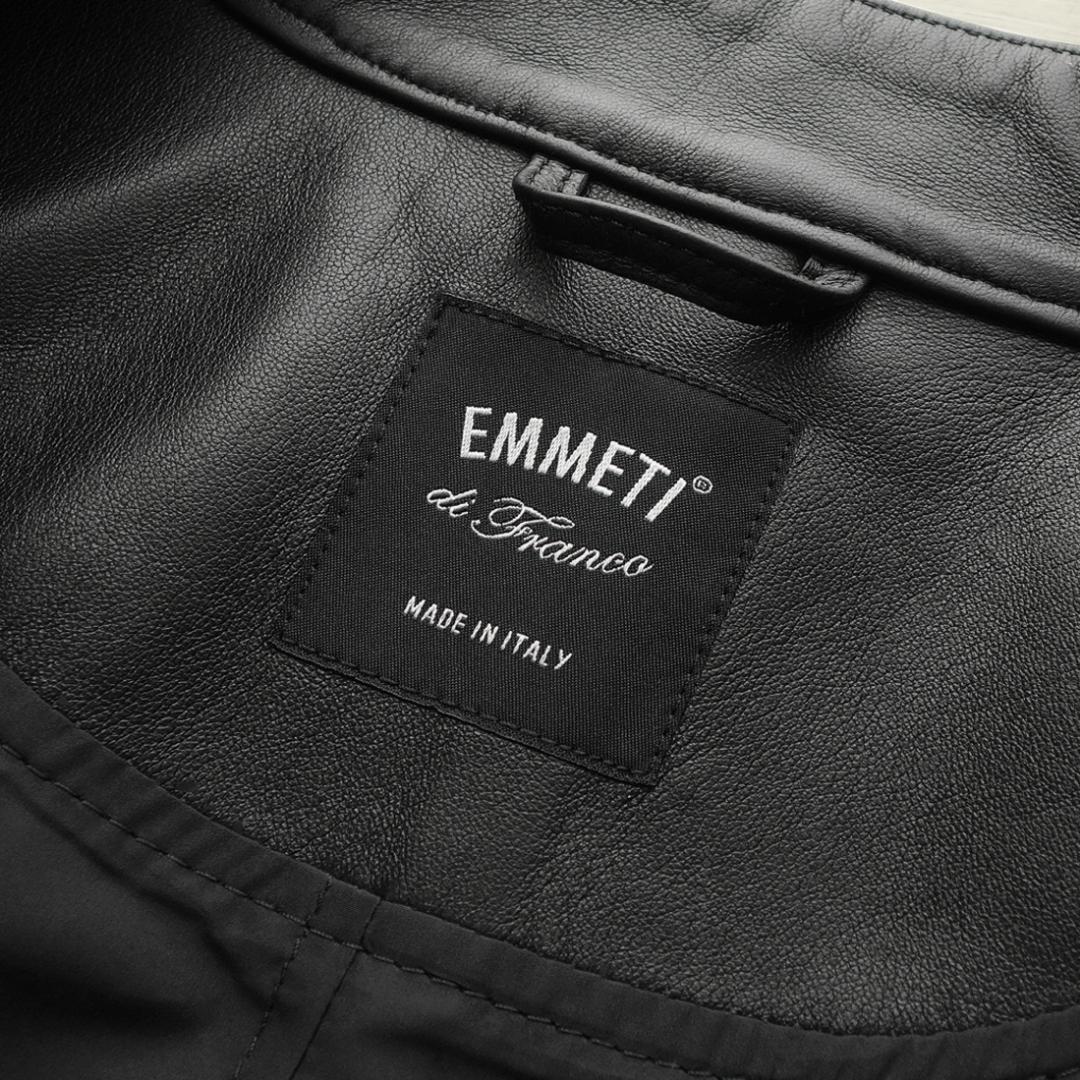 新品 今季物 EMMETI エンメティ JURI ユリ レザーライダース 46