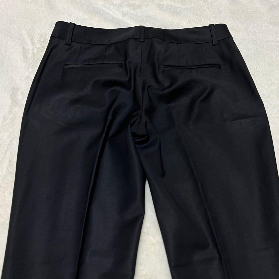 極美品 セオリー パンツスーツ セットアップ シングル ブラック サイズ2