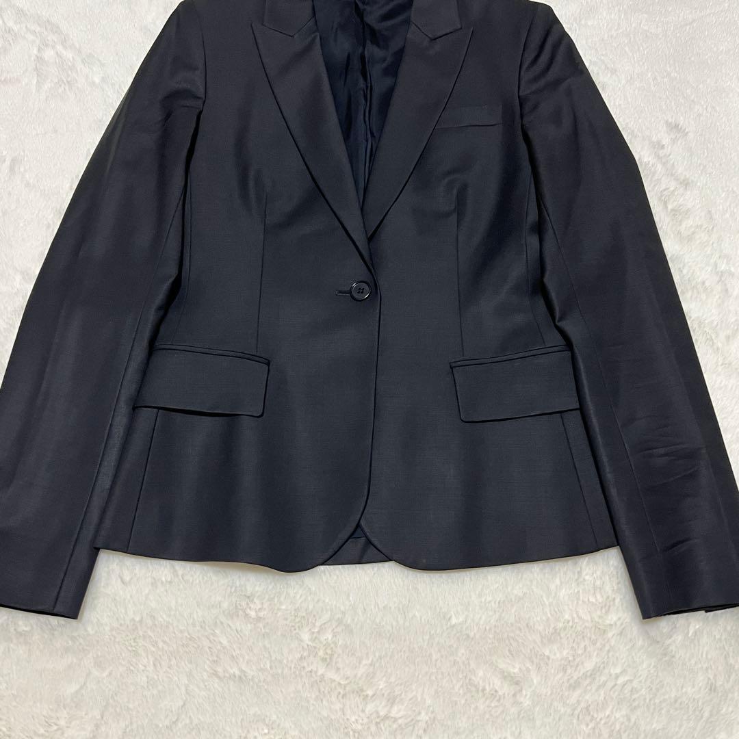 極美品 セオリー パンツスーツ セットアップ シングル ブラック サイズ2