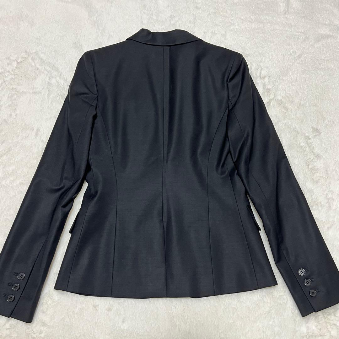 極美品 セオリー パンツスーツ セットアップ シングル ブラック サイズ2