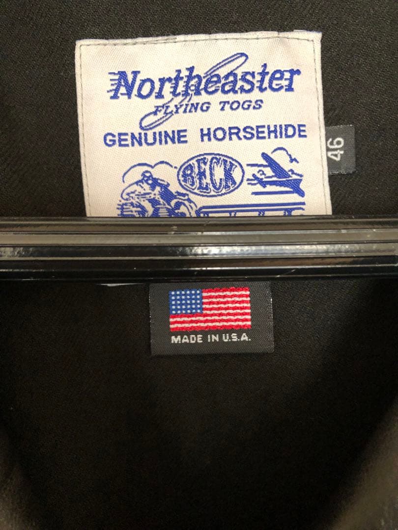 希少 schott 6094H BECK 333 サイズ 46 ショット 馬革