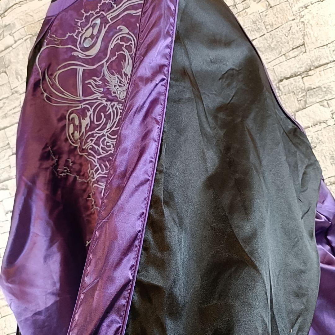 完売品✨絡繰魂 風雷神 リバーシブル スカジャン 豪華刺繍 大きいサイズ 5L