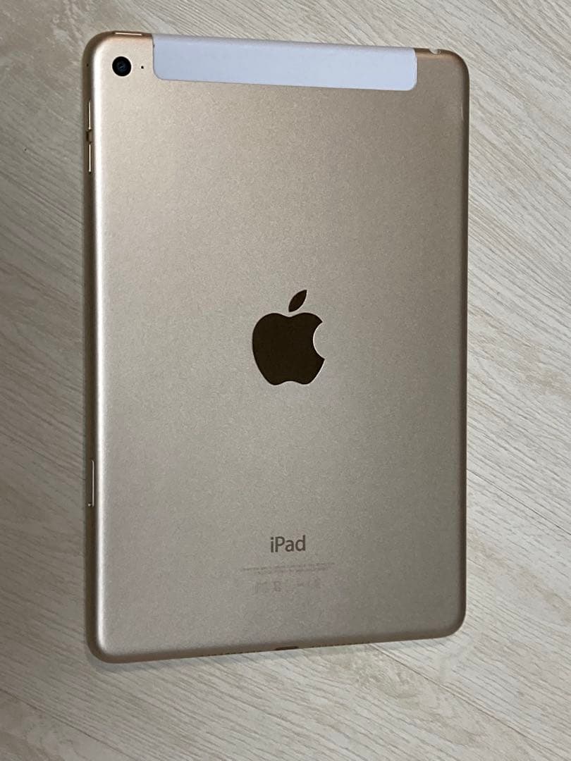 iPad mini 4 wifi+cellularモデル 128GB ゴールド