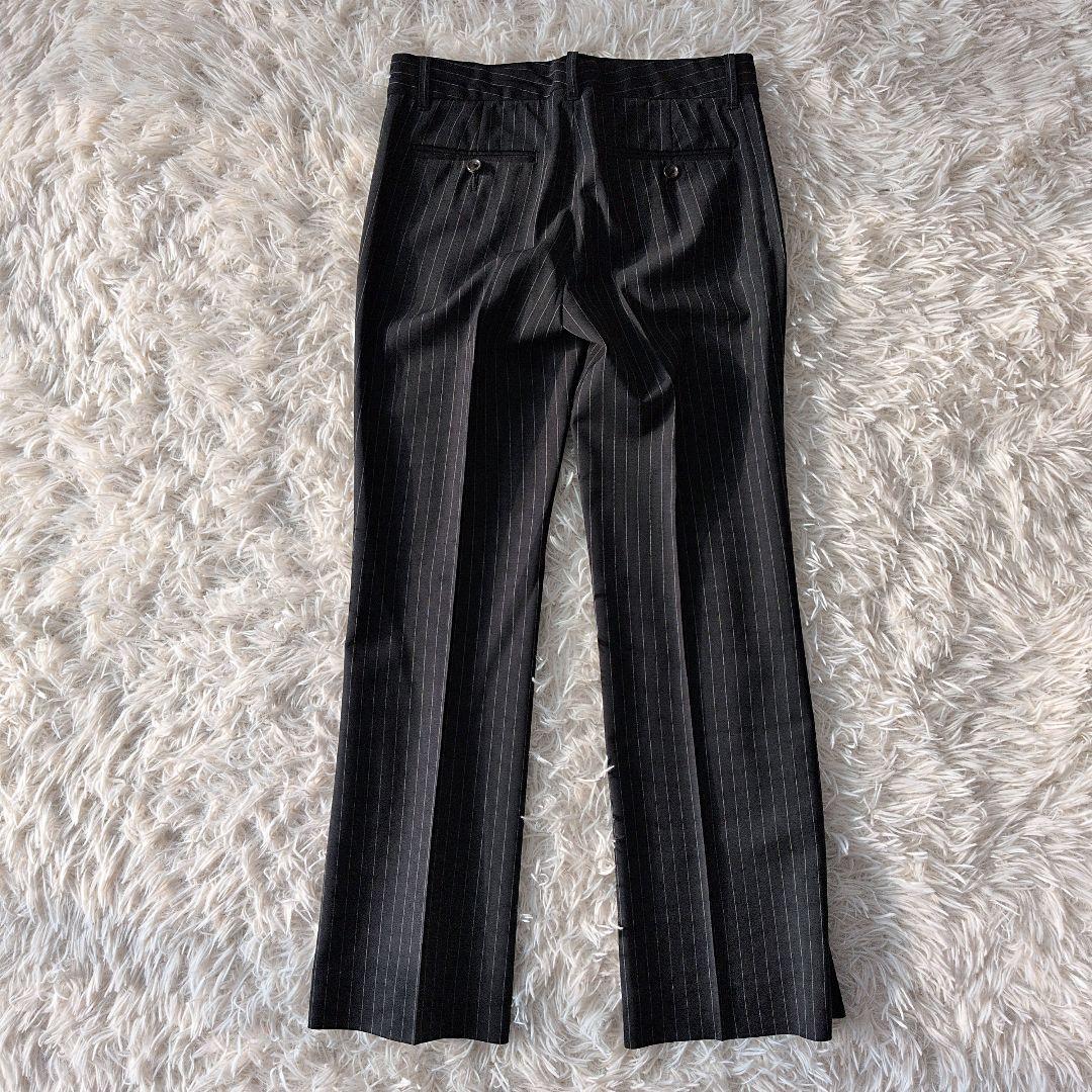 日本製 セオリーリュクスꕤストレッチ セットアップ ストライプジャケット パンツ